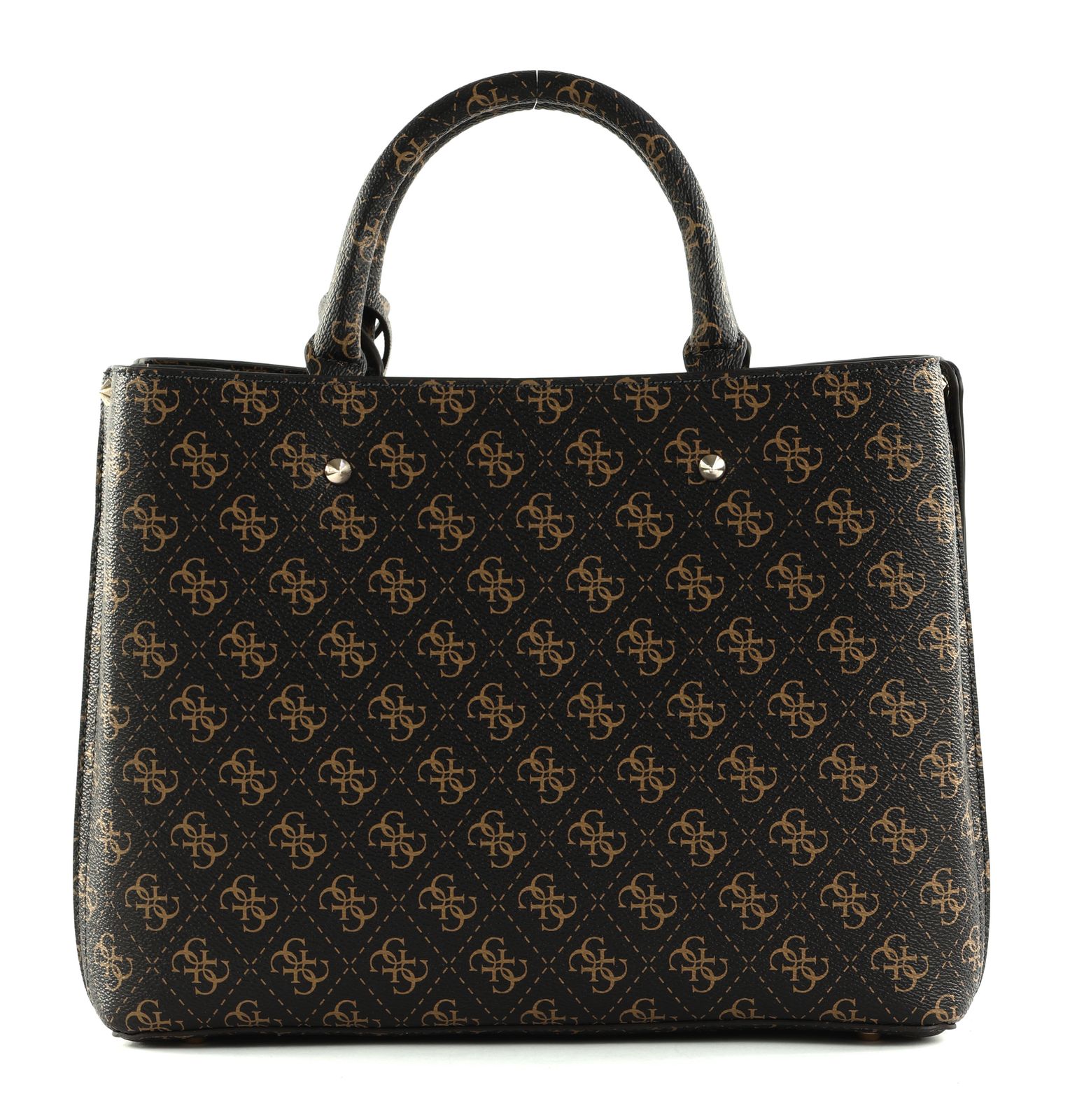 GUESS shoulder bag Meridian Girlfriend Satchel Brown Logo | Buy  