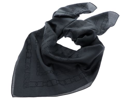 GUESS Kefiah Scarf Coal Logo