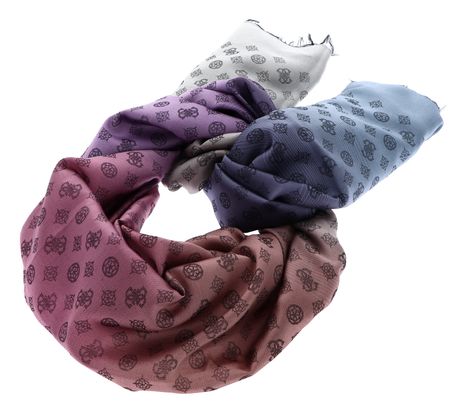 GUESS Peony Jacquard Scarf 80X190 Multi