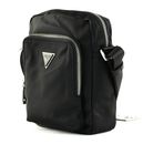 GUESS Certosa Nylon Eco Crossbody Double Pocket Black GUESS Certosa Nylon Eco Crossbody Double Pocket Black