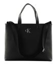 Calvin Klein CKJ Minimal Monogram Slim Tote 26 Black