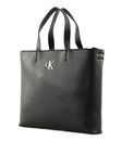 Calvin Klein CKJ Minimal Monogram Slim Tote 26 Black