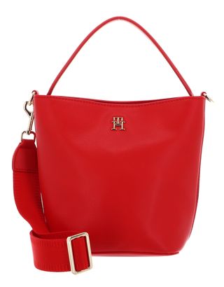 TOMMY HILFIGER TH Essential SC Bucket Bag Corp Fierce Red