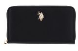 U.S. POLO ASSN. Jones Zip Around Wallet Black