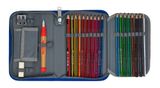 McNeill Pencil Case with Pens Tetra