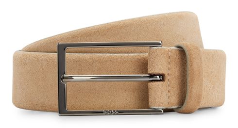 BOSS Calindo Sz35 Sd Leather Belt W90 Medium Brown