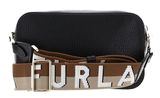 FURLA Primula Mini Crossbody Webb Nero + Corda Naturale FURLA Primula Mini Crossbody Webb Nero + Corda Naturale
