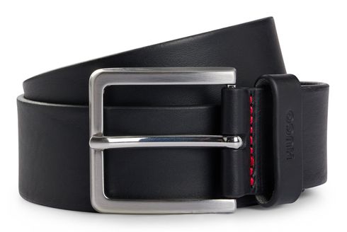 HUGO Gionios Sz40 Leather Belt W115 Black