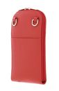 MANDARINA DUCK Mellow Leather Phone Crossbody Bag Cayenne