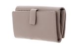 MANDARINA DUCK Mellow Leather Wallet with Flap L Warm Taupe MANDARINA DUCK Mellow Leather Wallet with Flap L Warm Taupe
