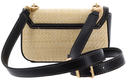 GUESS G Status Mini Crossbody Flap Bag Natural Black Buy bags purses accessories online modeherz