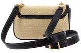 GUESS G Status Mini Crossbody Flap Bag Natural / Black GUESS G Status Mini Crossbody Flap Bag Natural / Black