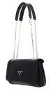 GUESS Noelle Covertible Xbody Flap Bag Black GUESS Noelle Covertible Xbody Flap Bag Black