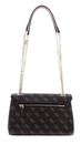 GUESS Noelle Covertible Xbody Flap Bag Brown GUESS Noelle Covertible Xbody Flap Bag Brown