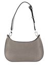 GUESS Meridian Mini Top Zip Shoulder Bag Pewter