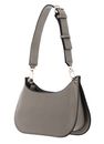 GUESS Meridian Mini Top Zip Shoulder Bag Pewter