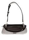 GUESS Meridian Mini Top Zip Shoulder Bag Pewter