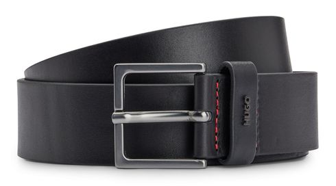 HUGO Giove -L Sz35 Leather Belt W80 Black