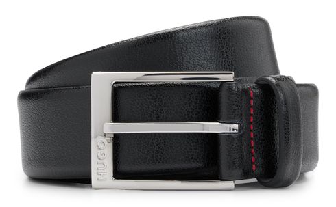 HUGO Gellot Sz35 Leather Belt W95 Black