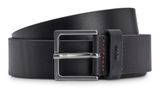 HUGO Giove -L Sz35 Leather Belt W105 Black