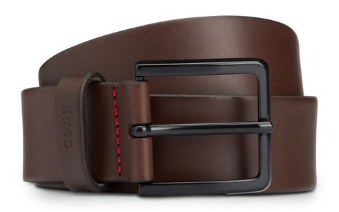 HUGO Gionio Sz40 Leather Belt W85 Dark Brown