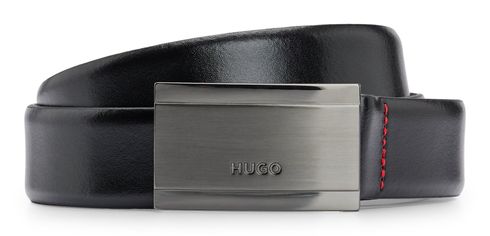 HUGO Gexter-L Sz30 Leather Belt W100 Black