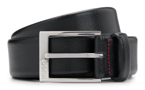 HUGO Gellot Sz35 Leather Belt W80 Black