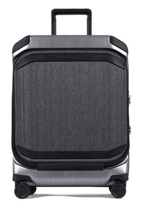 PIQUADRO PQ Light Premium Front Office Cabin Trolley S Graphite-Black