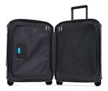 PIQUADRO PQ Light Premium Front Office Cabin Trolley S Graphite-Black