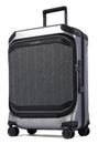 PIQUADRO PQ Light Premium Front Office Cabin Trolley S Graphite-Black