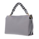 COCCINELLE Boheme Grana Double Hand Bag Light Grey / Noir COCCINELLE Boheme Grana Double Hand Bag Light Grey / Noir