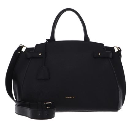 COCCINELLE Kliche Handbag Grained Leather Noir