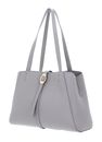 COCCINELLE Chara Handbag Grained Leather Light Grey COCCINELLE Chara Handbag Grained Leather Light Grey
