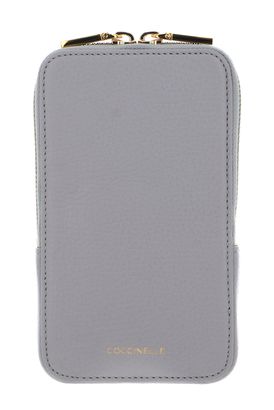 COCCINELLE Flor Hi-Tech Phone Bag Light Grey