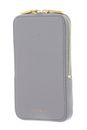 COCCINELLE Flor Hi-Tech Phone Bag Light Grey