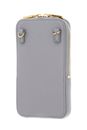 COCCINELLE Flor Hi-Tech Phone Bag Light Grey