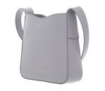 COCCINELLE Dazz Mini Bag Grained Leather Light Grey COCCINELLE Dazz Mini Bag Grained Leather Light Grey