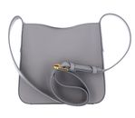 COCCINELLE Dazz Mini Bag Grained Leather Light Grey COCCINELLE Dazz Mini Bag Grained Leather Light Grey
