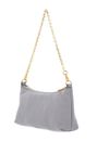 COCCINELLE Aura Mini Bag Grained Leather Light Grey COCCINELLE Aura Mini Bag Grained Leather Light Grey
