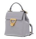 COCCINELLE Arlettis Backpack Grained Leather Light Grey COCCINELLE Arlettis Backpack Grained Leather Light Grey