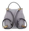 COCCINELLE Arlettis Backpack Grained Leather Light Grey COCCINELLE Arlettis Backpack Grained Leather Light Grey