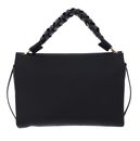 COCCINELLE Boheme Grana Double Crossbody Double Grainy Leather Noir / Cuir