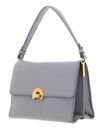COCCINELLE Binxie Handbag Grained Leather Light Grey COCCINELLE Binxie Handbag Grained Leather Light Grey