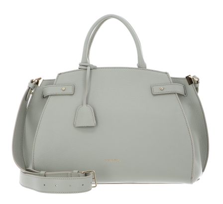 COCCINELLE Kliche Handbag Grained Leather Celadon Green