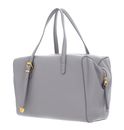 COCCINELLE Coccinelle Gleen Handbag Grained Leather Light Grey