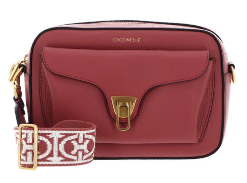 COCCINELLE Beat Soft Ribb Crossbody Bag Grained Leather Pot