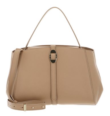 COCCINELLE Chara Handbag Grained Leather Fresh Beige