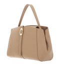 COCCINELLE Chara Handbag Grained Leather Fresh Beige