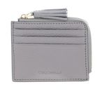 COCCINELLE Tassel Credit Card Holder Light Grey