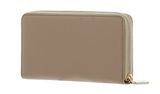 COCCINELLE Metallic Soft Wallet Grained Leather Fresh Beige